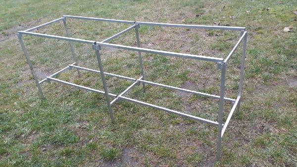 SKL�DAC� PRODEJN� PULT SKL�DAN� Z TY�� 2 X 1 M